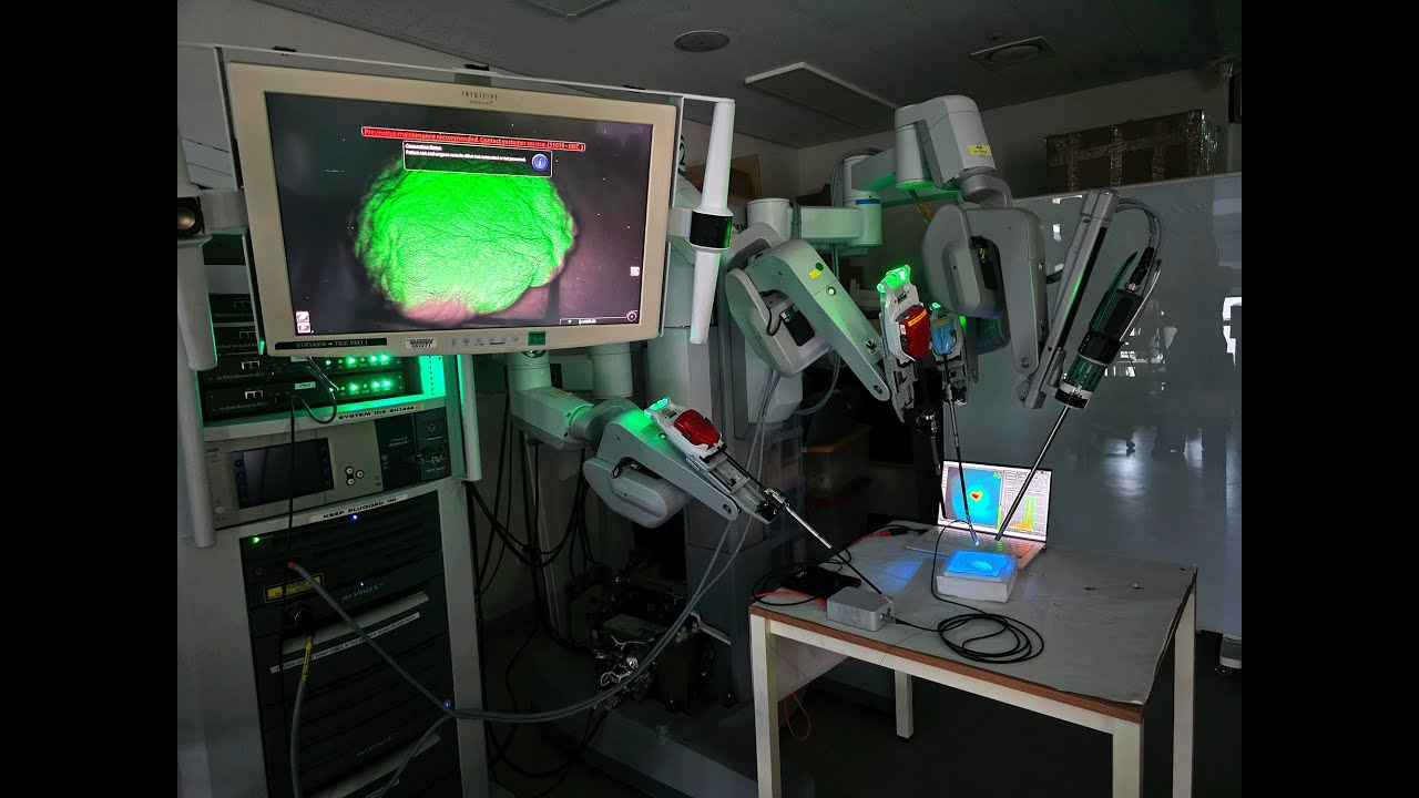 Tri Modality Imaging for Robotic Surgery - Gamma  Fluorescence  and Visible