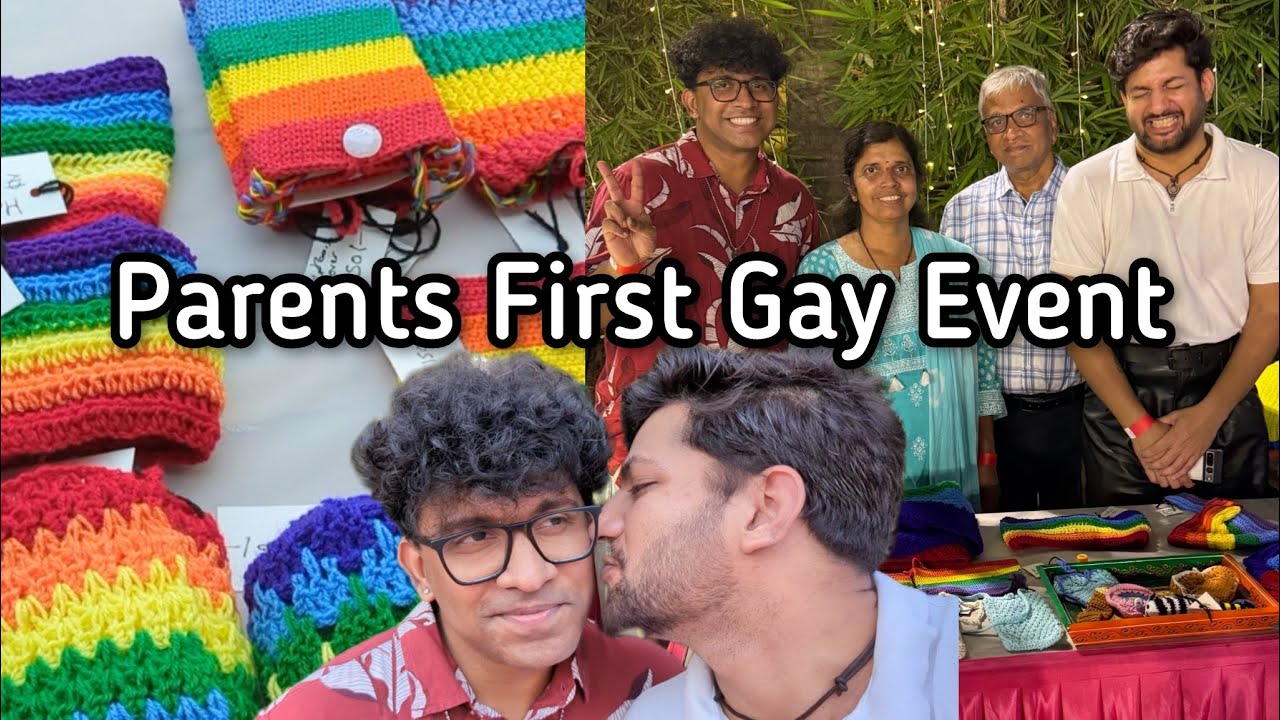 Very Emotional: Parents First LGBTQIA+  Event 🌈  Met A Fan 😎 Indian Gay Couple