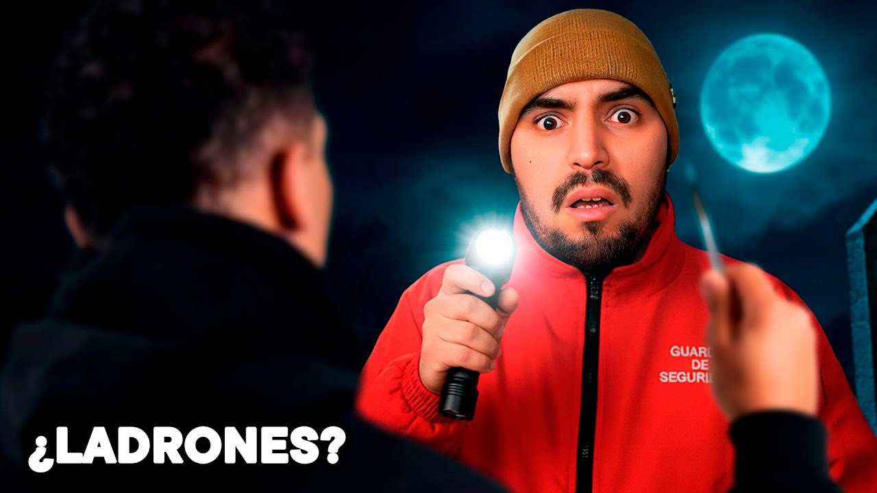 Fui GUARDIA de un CEMENTERIO en la NOCHE 😱 *NO ESTÁBAMOS SOLOS!*