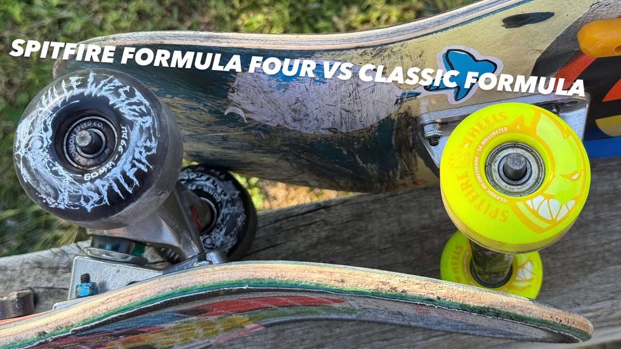 Сравнение колесных дисков SPITFIRE FORMULA FOUR и CLASSIC FORMULA (тест на плавность хода/скольже...