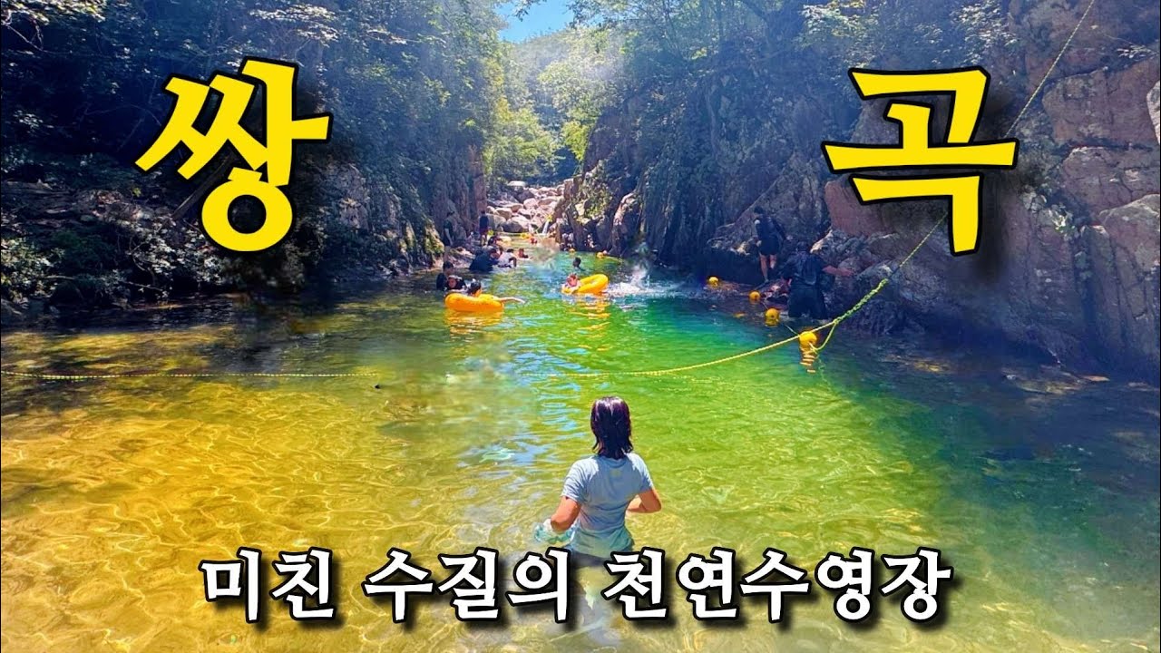 역대급 미친 수질을 자랑하는 천연 수영장 계곡, 아름다운 자연과 깊은 수심 속에서 물놀이!