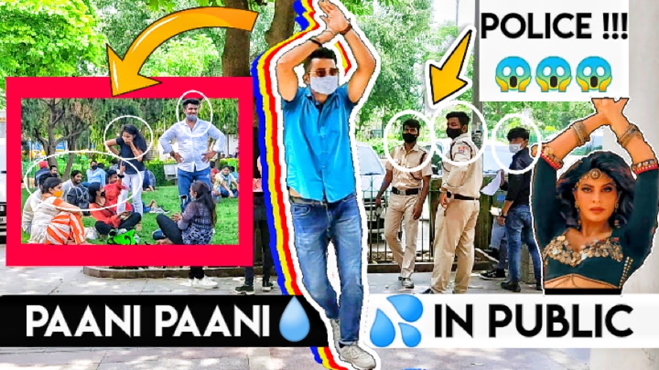 Pani Pani Dance In Public, Paani Paani In Public💧 - Delhi Renters - Aman Upadhyay, Himanshu, Akash
