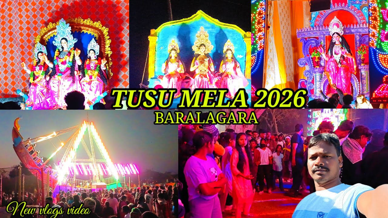 TUSU MELA BARALAGARA  JHARKHAND 2026//New santali vlogs video @jola kola official 
