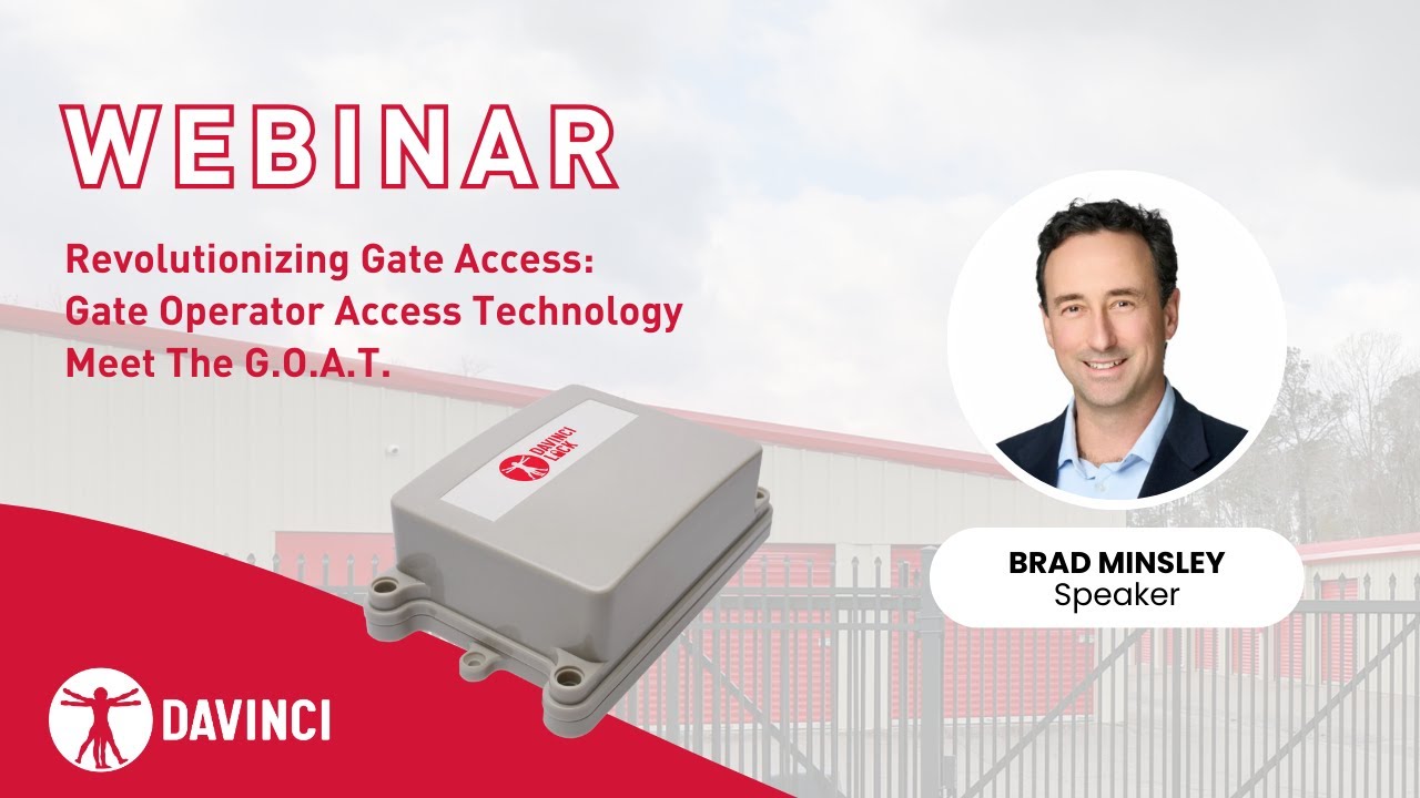 DaVinci Lock February 2025 Webinar: Revolutionizing Gate Access Meet The G.O.A.T.