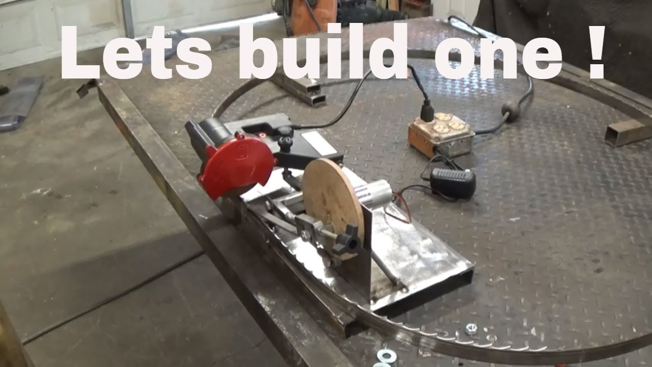 Homemade bandsaw blade sharpener