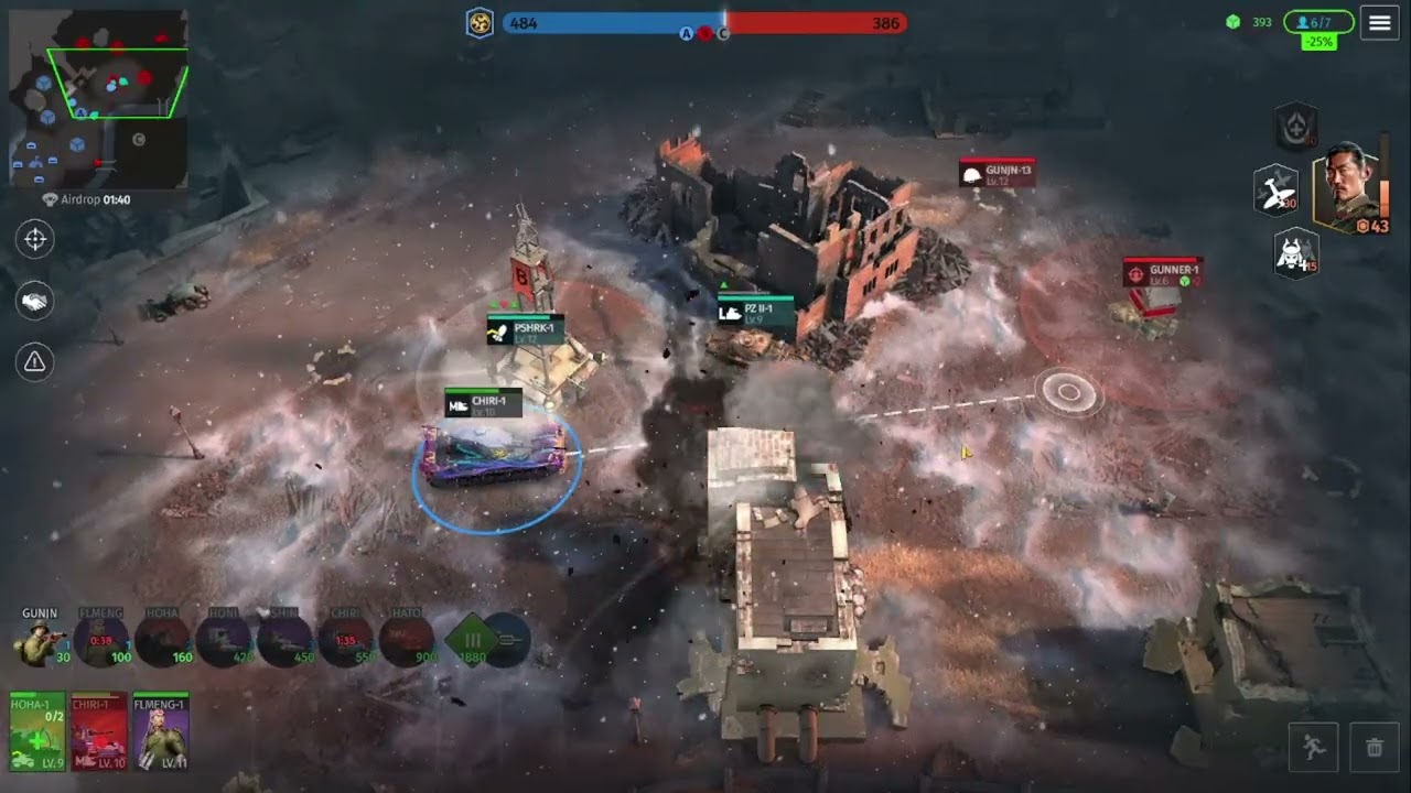 World War Armies random 2vs2 but i play Japan?