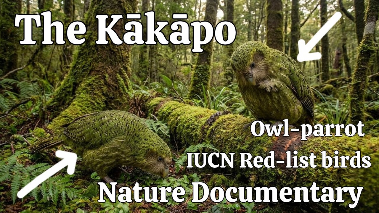 Nature Documentary - The Kākāpo (Owl Parrot) || IUCN Red-list || Animal Kingdom 