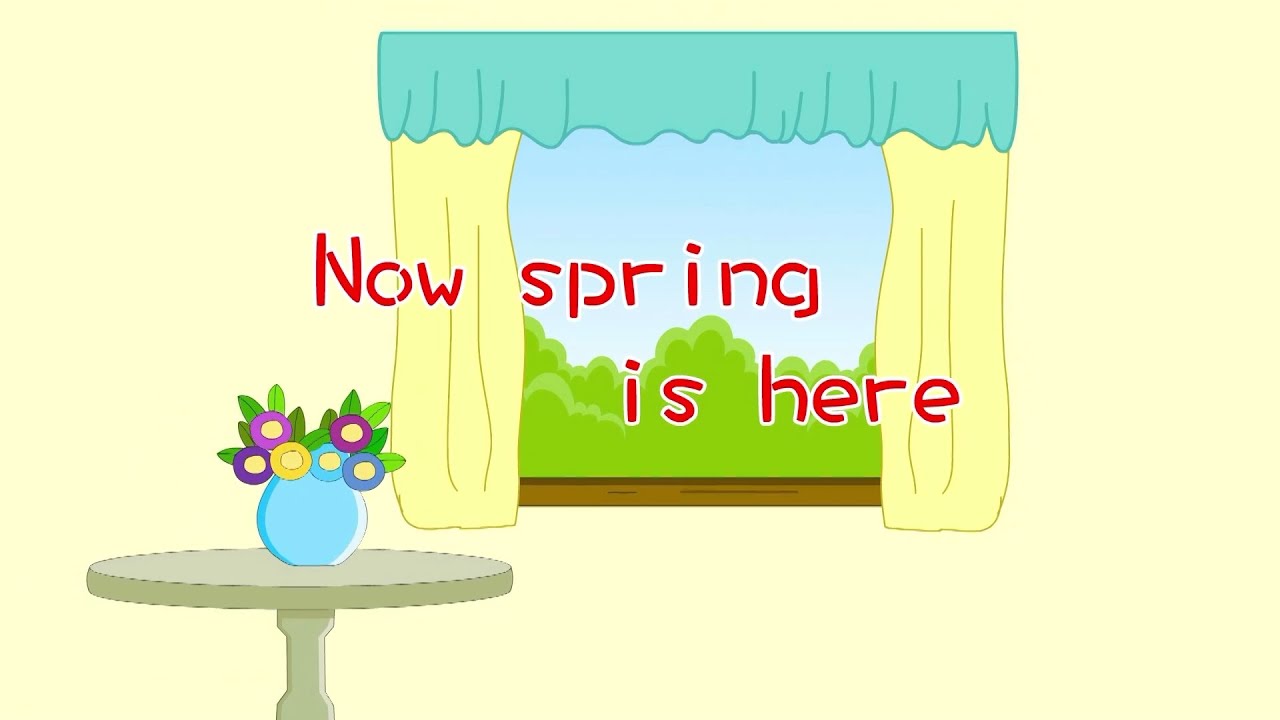 Now spring is here