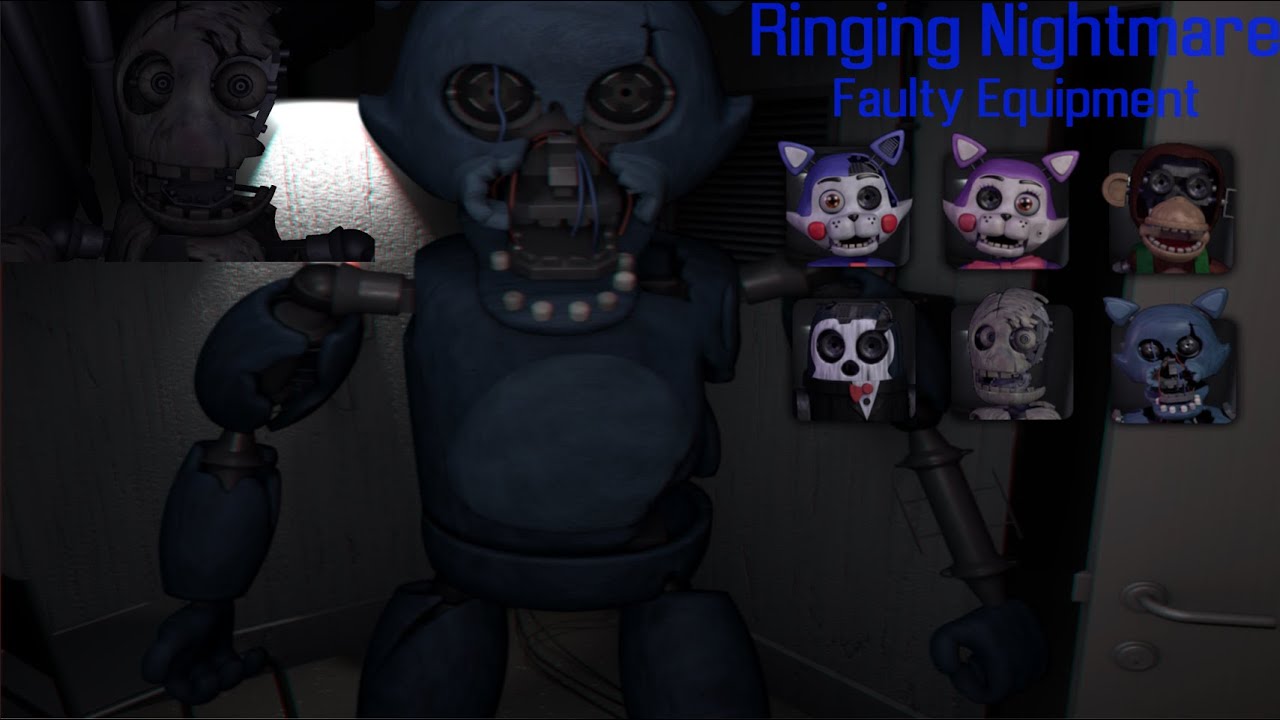 Five Nights at Candy's 2 Custom Night | Ringing Nightmare Faulty Equipment