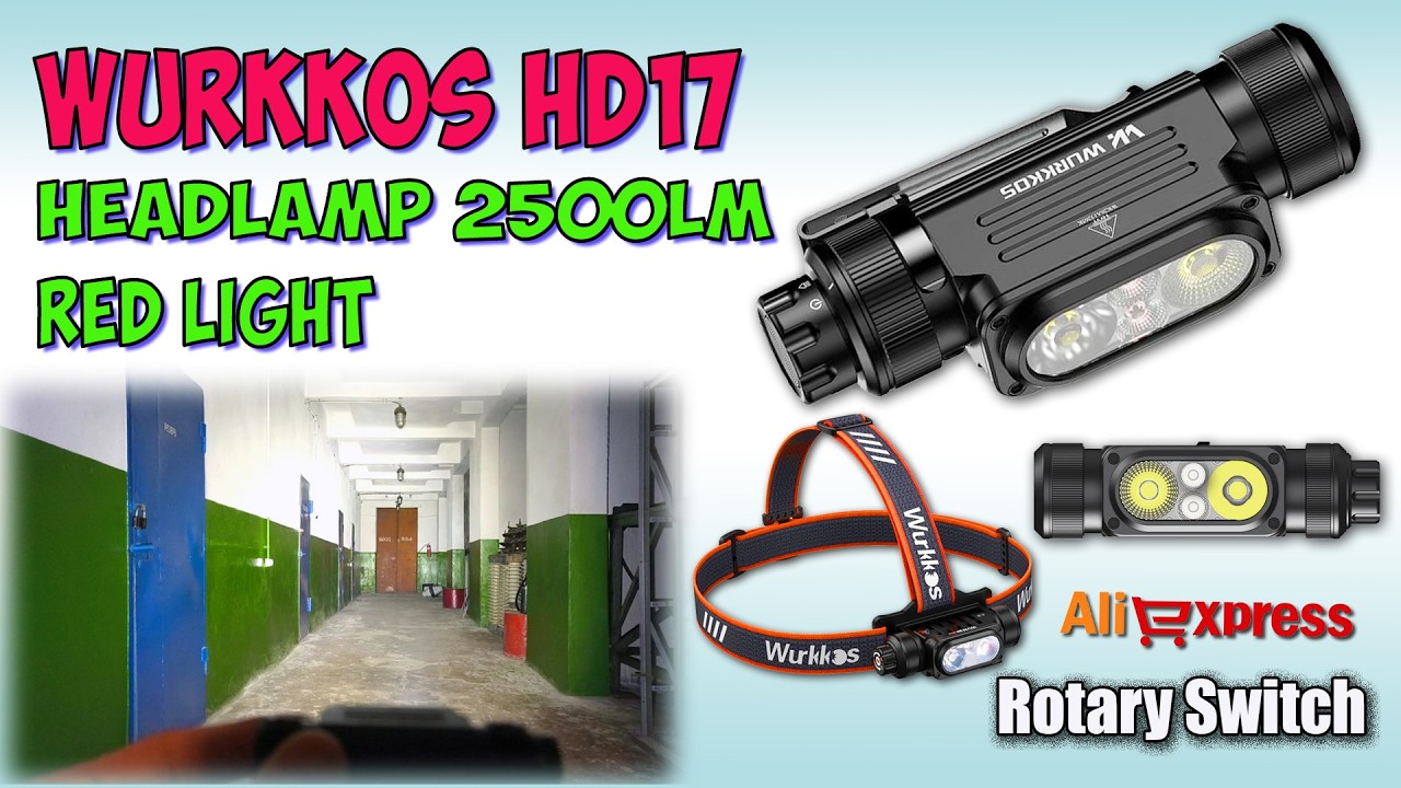 Wurkkos HD17 SST40 6500K 2500Lm ♦ Обзор, замеры, ночные тесты. Night Tests. Full  review