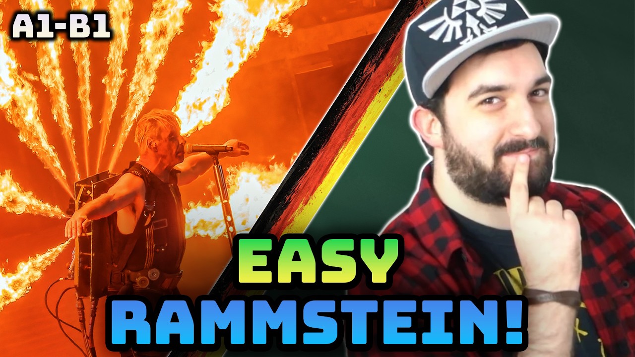 Learn German with Rammstein: Beginner Songs for Pronunciation & Vocabulary (A1–B1)