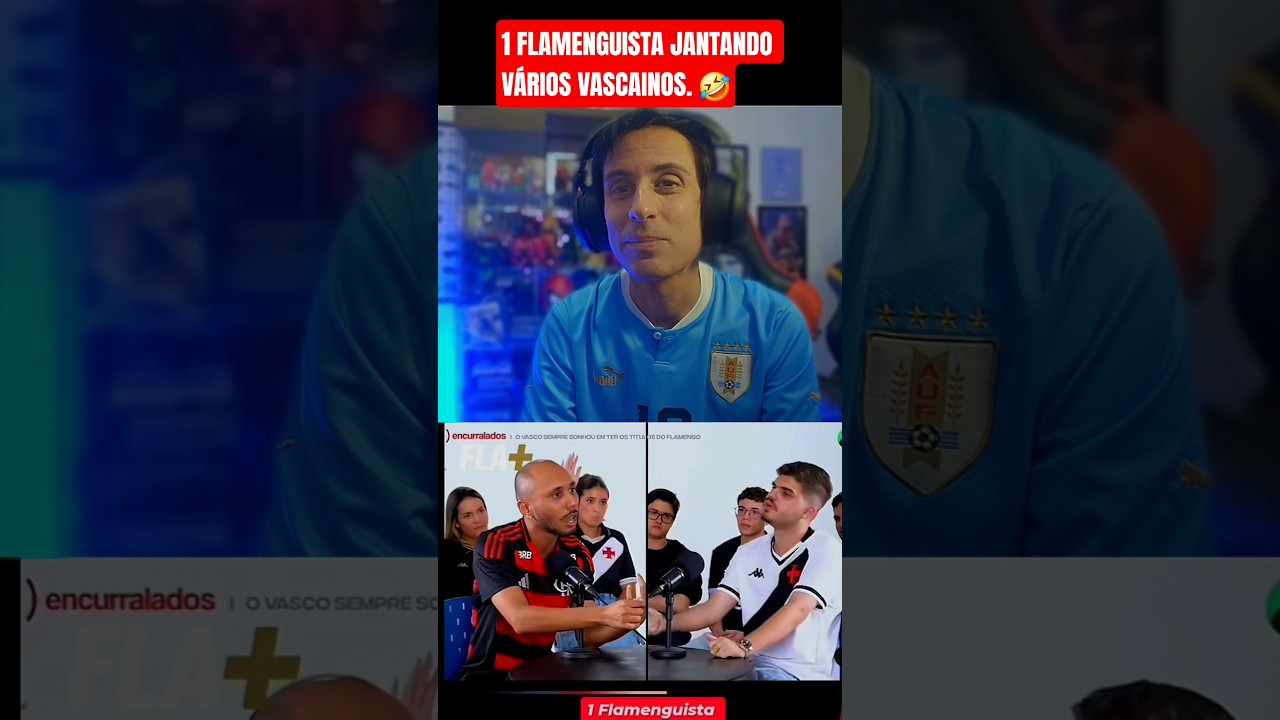 1 FLAMENGUISTA GANHANDO DEBATE DE V&Aacute;RIOS VASCAINOS. #flamengo #vasco #reaction #shorts