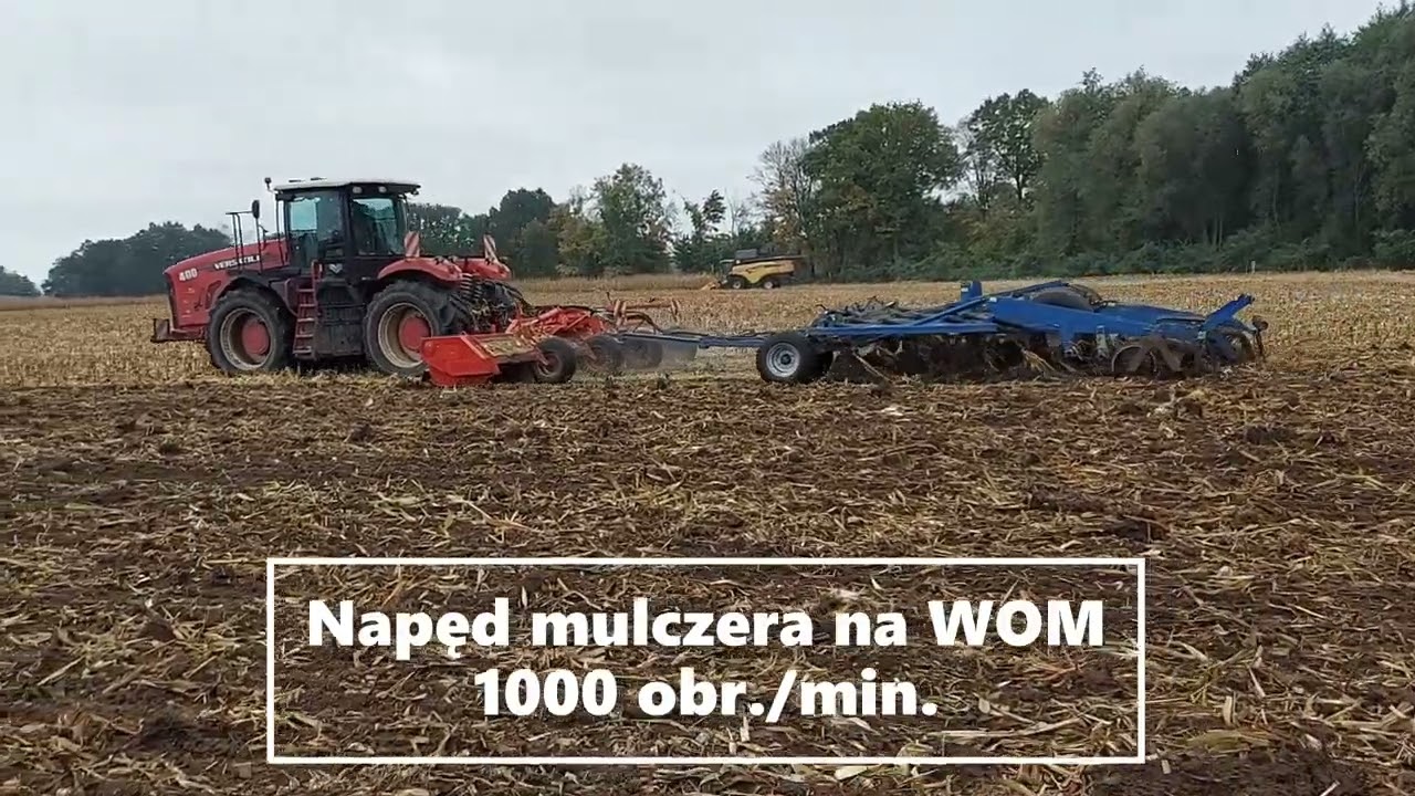 MULCZER I UPRAWA NA RAZ??? VERSATILE 400+Sauerburger Albatros 6400+Kockerling Vector 570