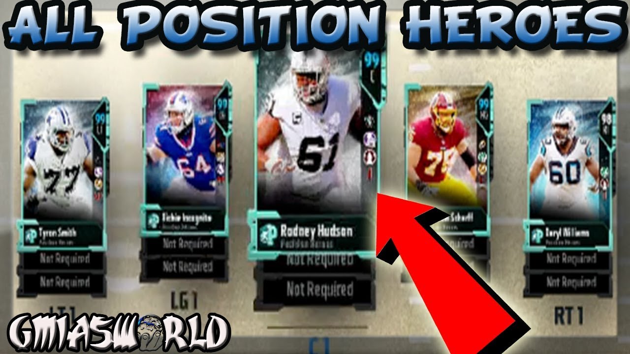 MADDEN 18 LIVE - ALL POSITION HEROES OLINE & WEEKEND LEAGUE! Madden NFL 18