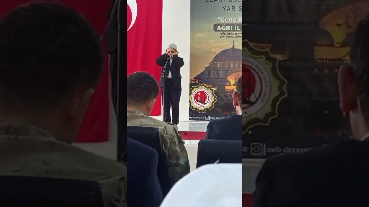 Ezanı güzel okuma yarışması Ağrı il 1. Muhammed Emin🧿