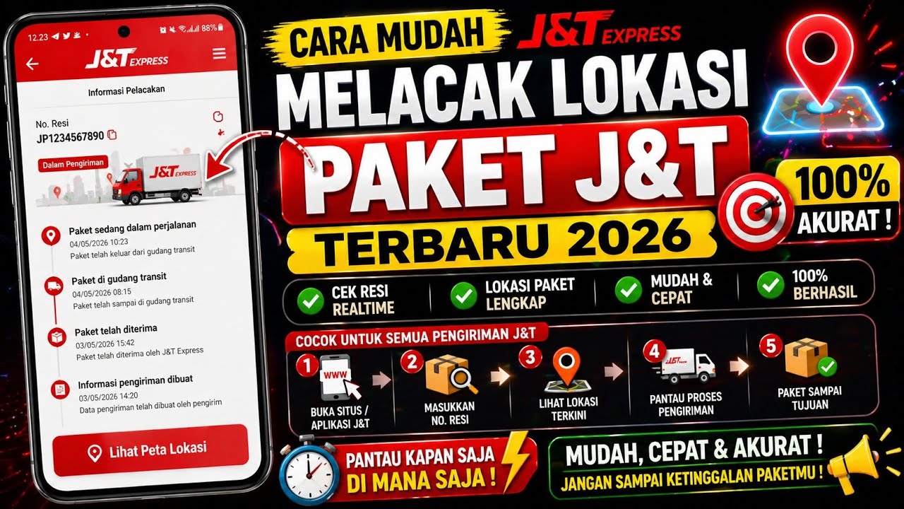 Cara Lacak Paket J&T Express Terbaru 2026, Mudah & Akurat! ✅