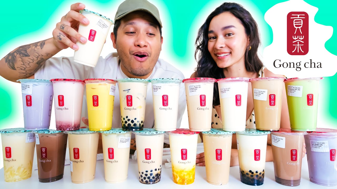 We Tried Every Boba Milk Tea From Gong Cha....