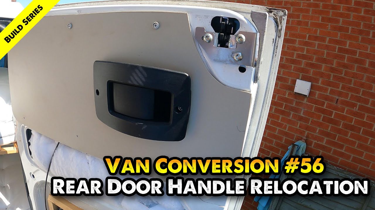 Rear door internal handle relocation on Citroen Relay / Ducato / Boxer / Promaster.