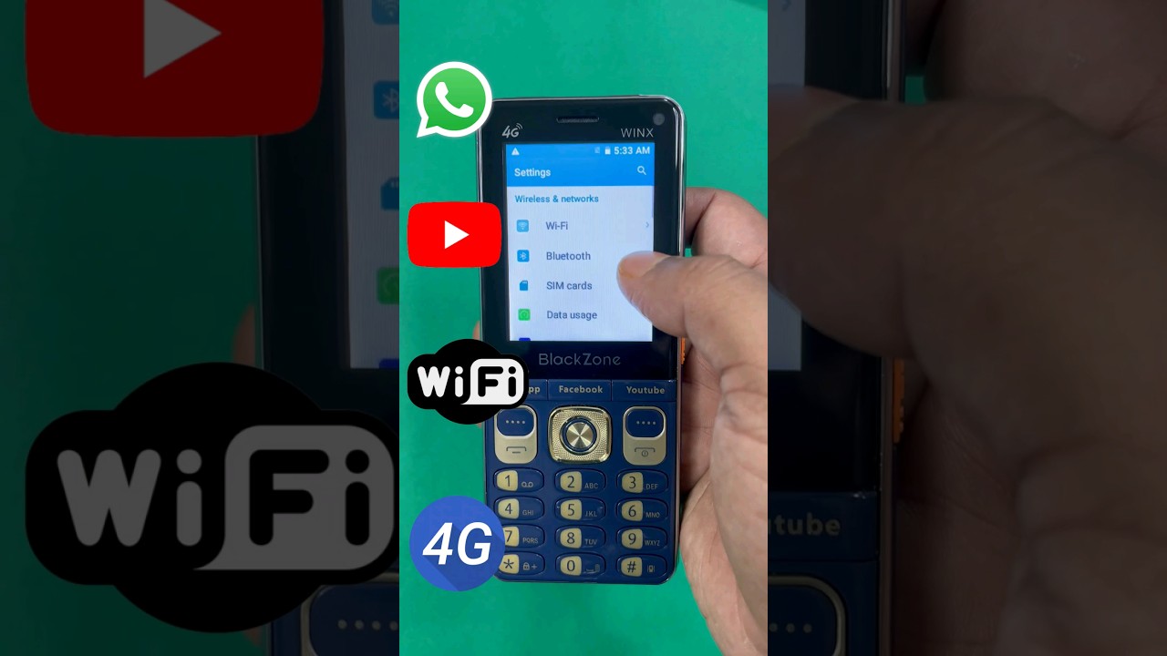 Android Feature Phone BlackZone Winx 4G #blackzone #shorts