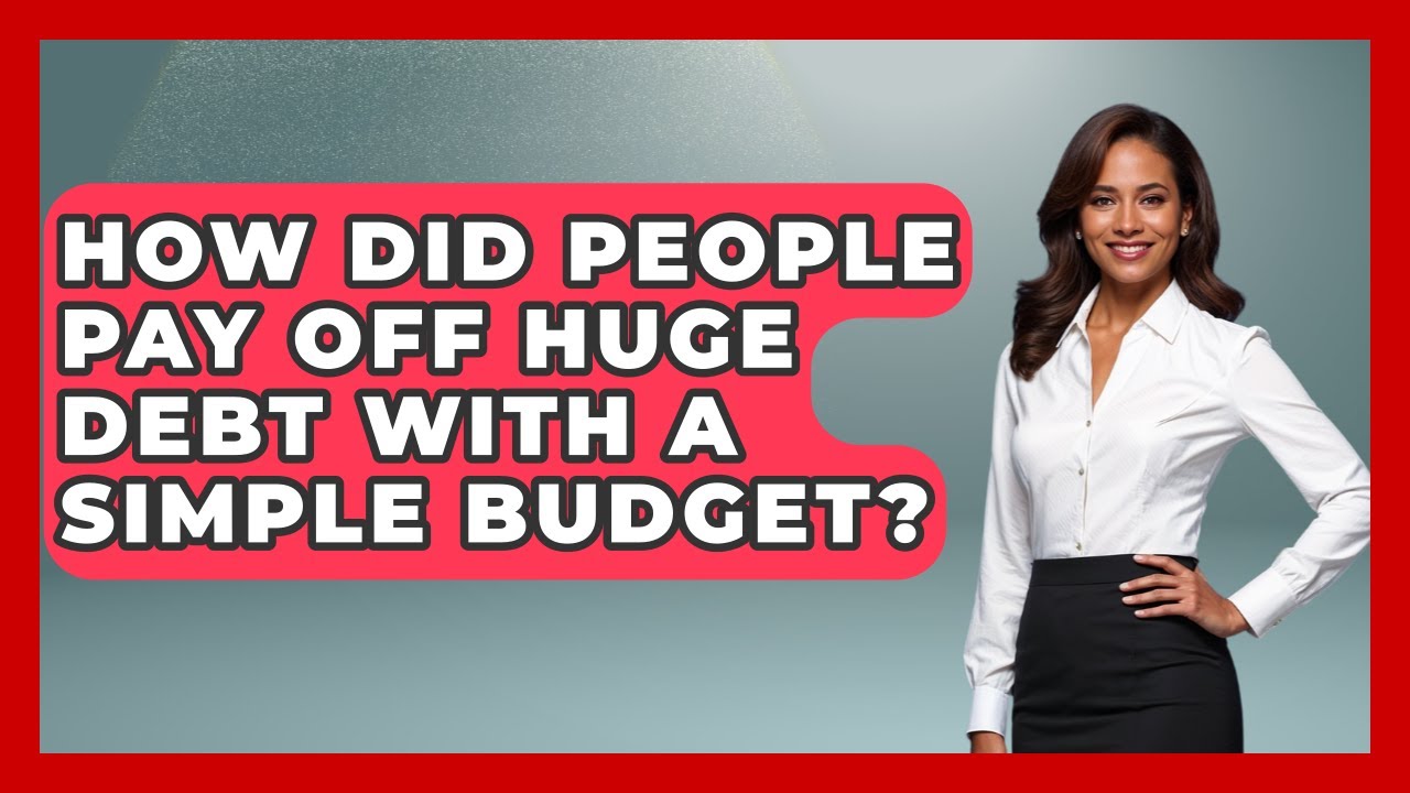 How Did People Pay Off Huge Debt With A Simple Budget? - The Gen X Rewind