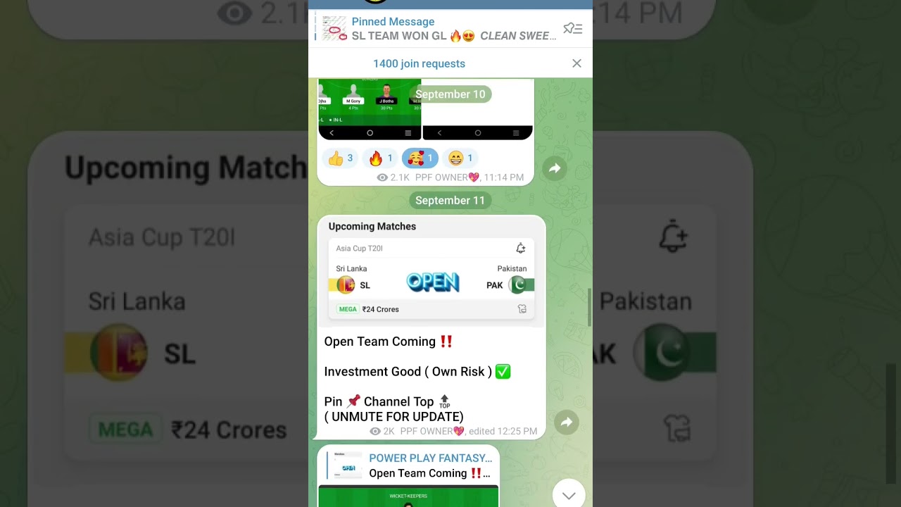 telegram channel link  