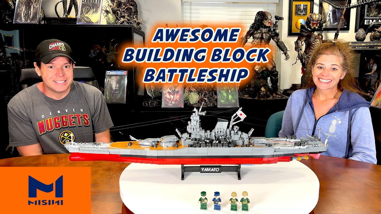 AMAZING BATTLESHIP Building Block Build: MISINI YAMATO