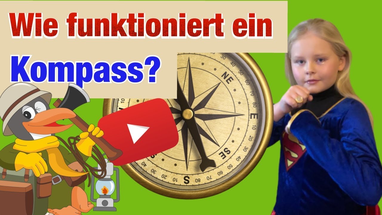 Kompass ❤️ Wie funktioniert ein Kompass? ❤️🌳❤️