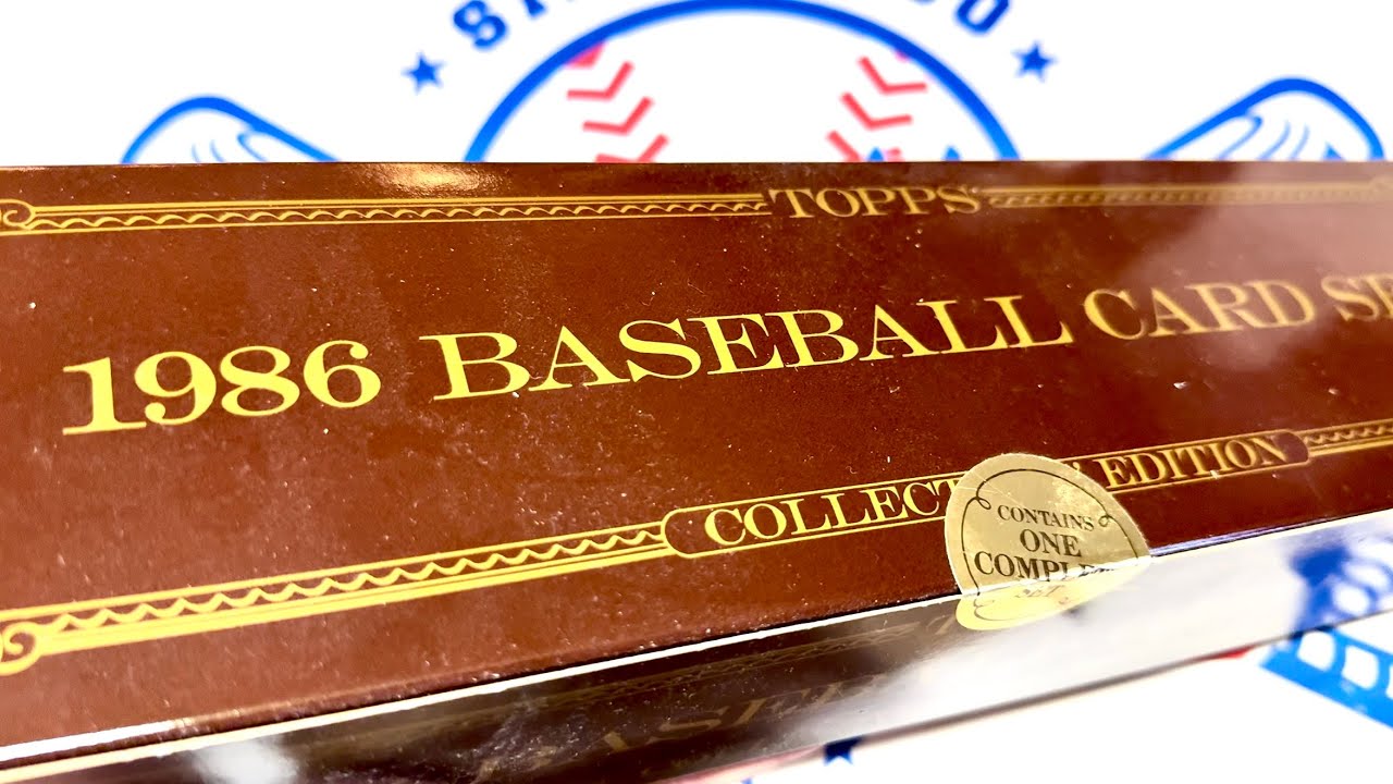 DUMB MOVE?  CRACKING THE SEAL OF A 1986 TOPPS TIFFANY FACTORY SET