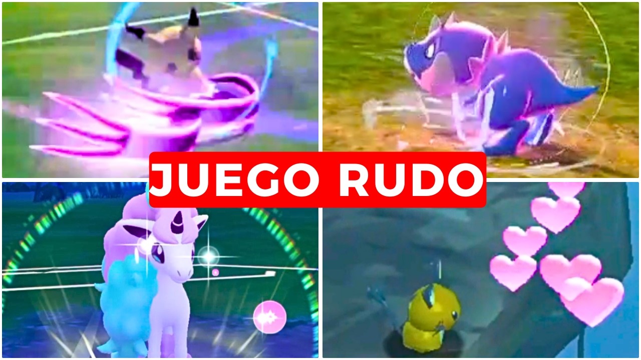 ANIMACIÓN de JUEGO RUDO (CARANTOÑA) en TODOS los juegos POKÉMON (2013-2026)
