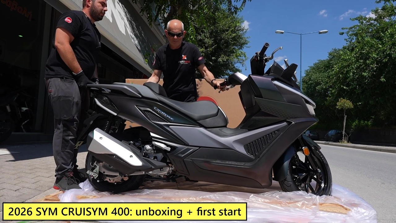 unboxing 2026 SYM CRUISYM 400 + full set up