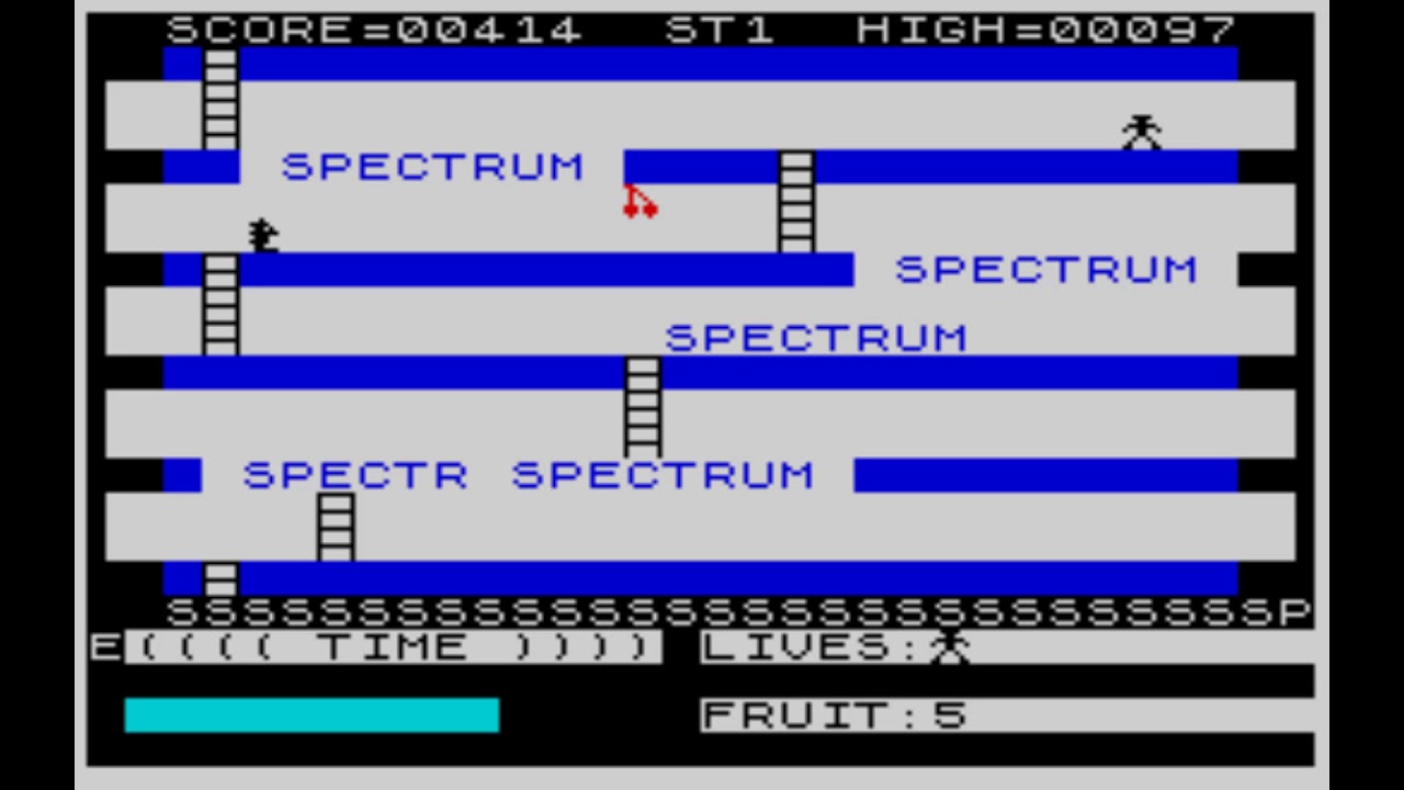 Game of the day 2585 Mad jumper(マッド・ジャンパー) Sinclair Programs 1984