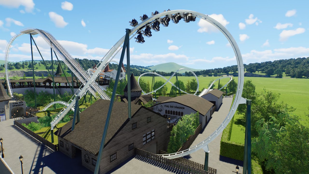 Flug der Dämonen Heide-Park Recreation Planet Coaster 2 POV