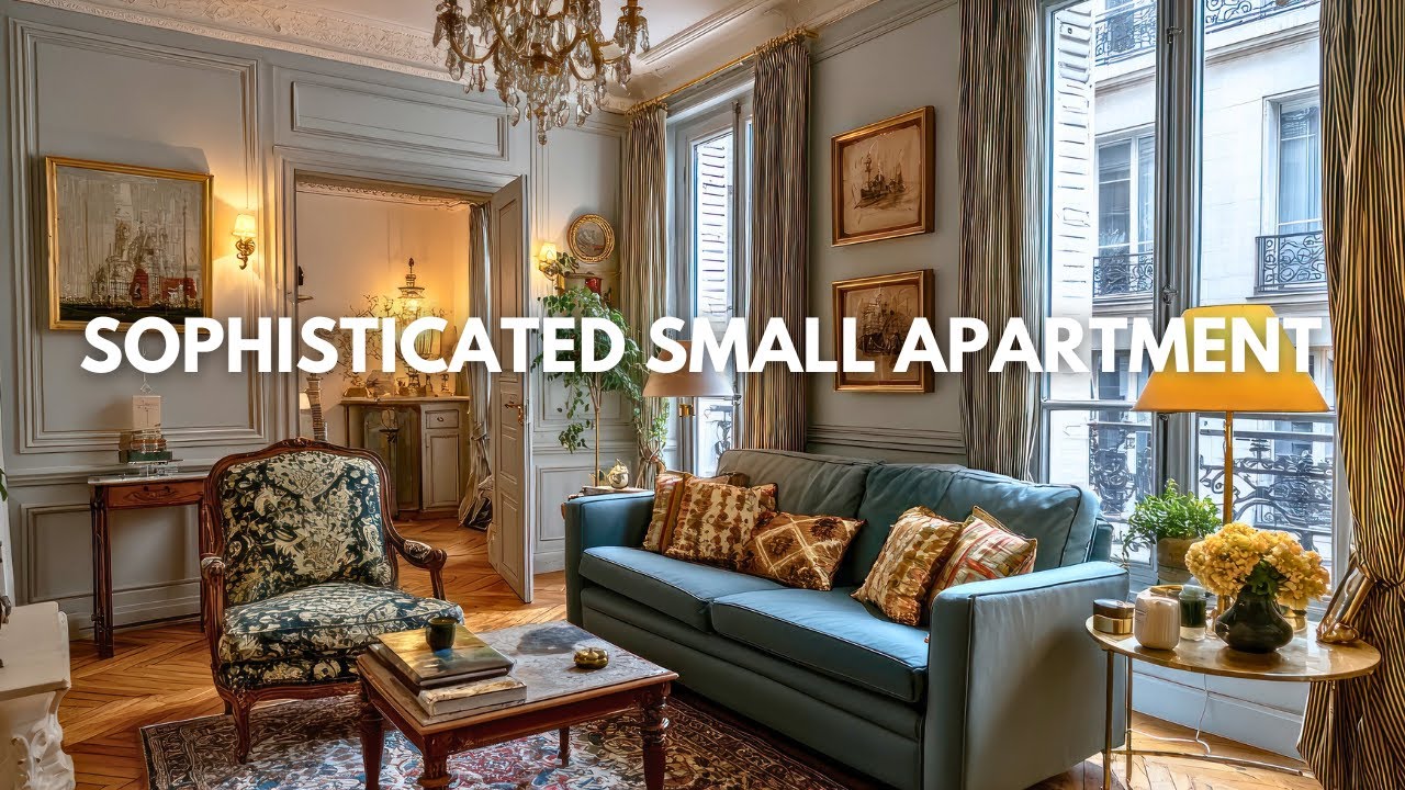Sophisticated Small Apartment | Artistic Parisian Interior Styling