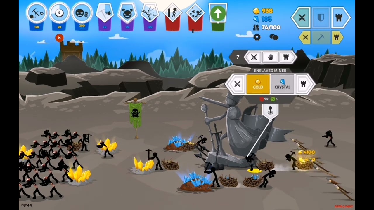 Only using deads in stick war saga