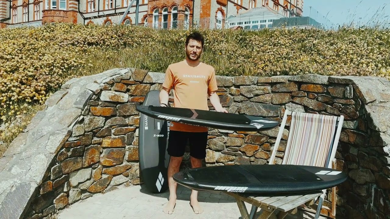 Tom Earls breakdown of the Amos Shapes prone foilboards