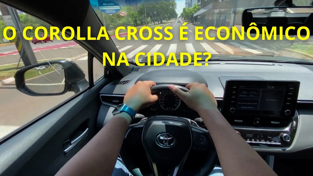CONSUMO NA CIDADE DO TOYOTA COROLLA CROSS XRE 2.0 2022, SER&Aacute; QUE ELE &Eacute; ECON&Ocirc;MICO? 🤔🤔🤔
