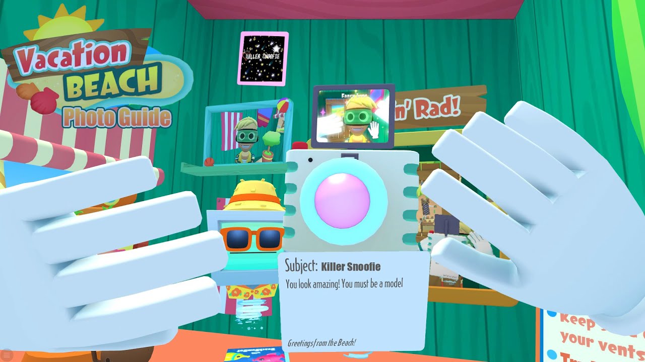 Vacation Simulator: Vacation Beach All Photos Walkthrough Including Marine life (No Talking)
