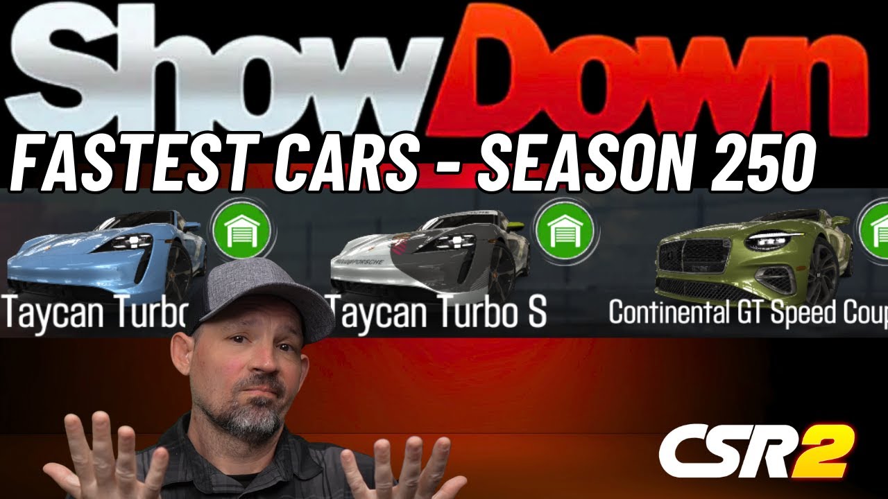 CSR2 Championship Showdown, 250 сезон: Самые быстрые автомобили