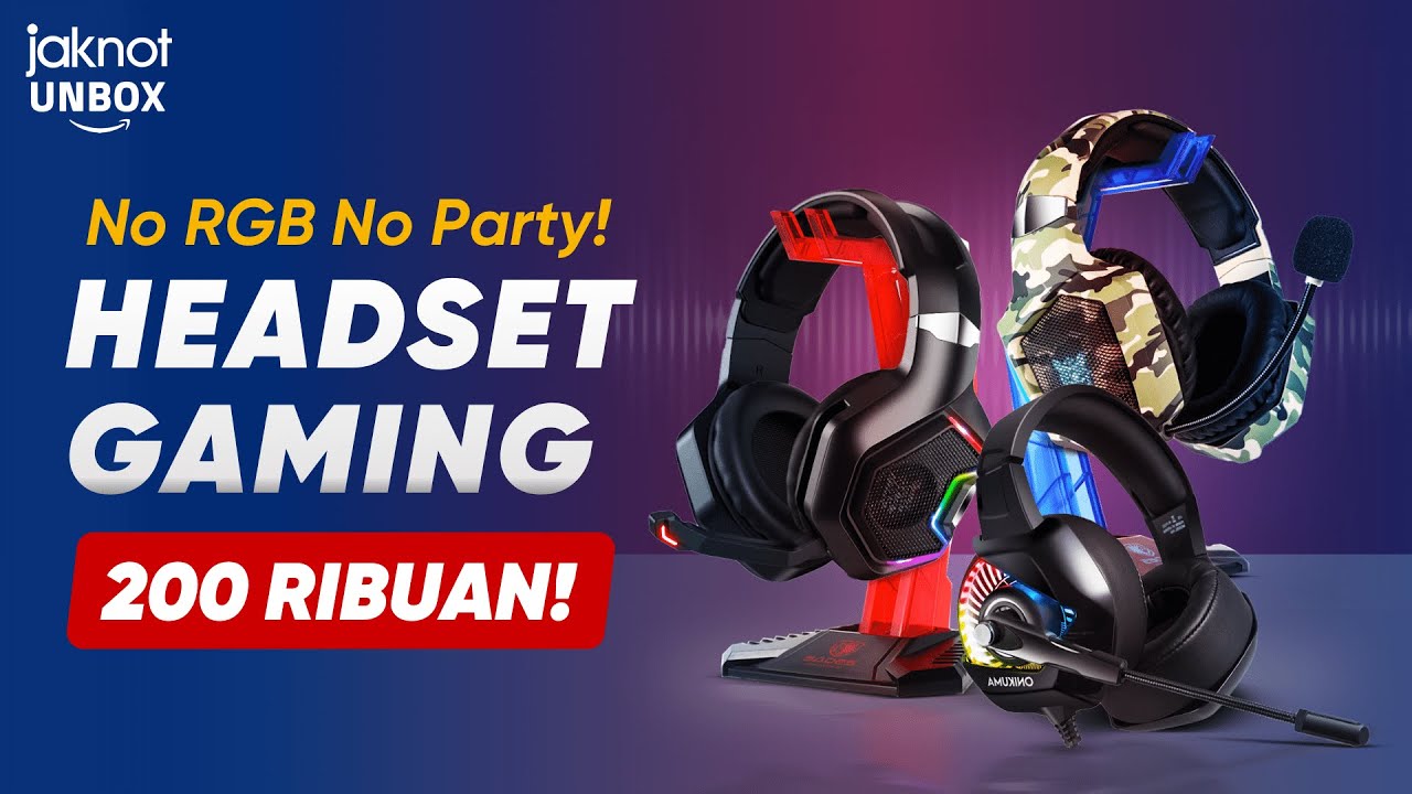 Review 3 Gaming Headset Onikuma + Hanger dari Sades | Review Indonesia | JakartaNotebook