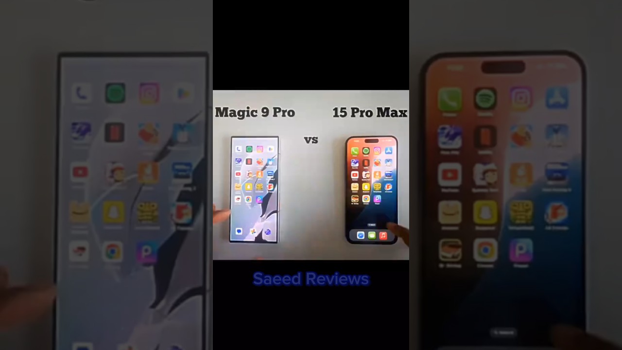 Red Magic 9 Pro vs iPhone 15 Pro Max &ndash; Ultimate Gaming vs Flagship Power! 🎮 | Who Wins? #smartphone