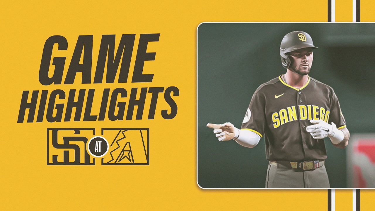 Padres vs. D-backs Game Highlights (8/4/26) | MLB Highlights