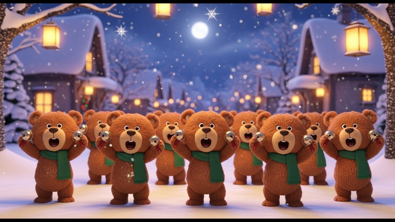 Jingle Bells and Teddy Bears | Fun Christmas Song for Kids | Nursery Rhymes & Toddler Songs