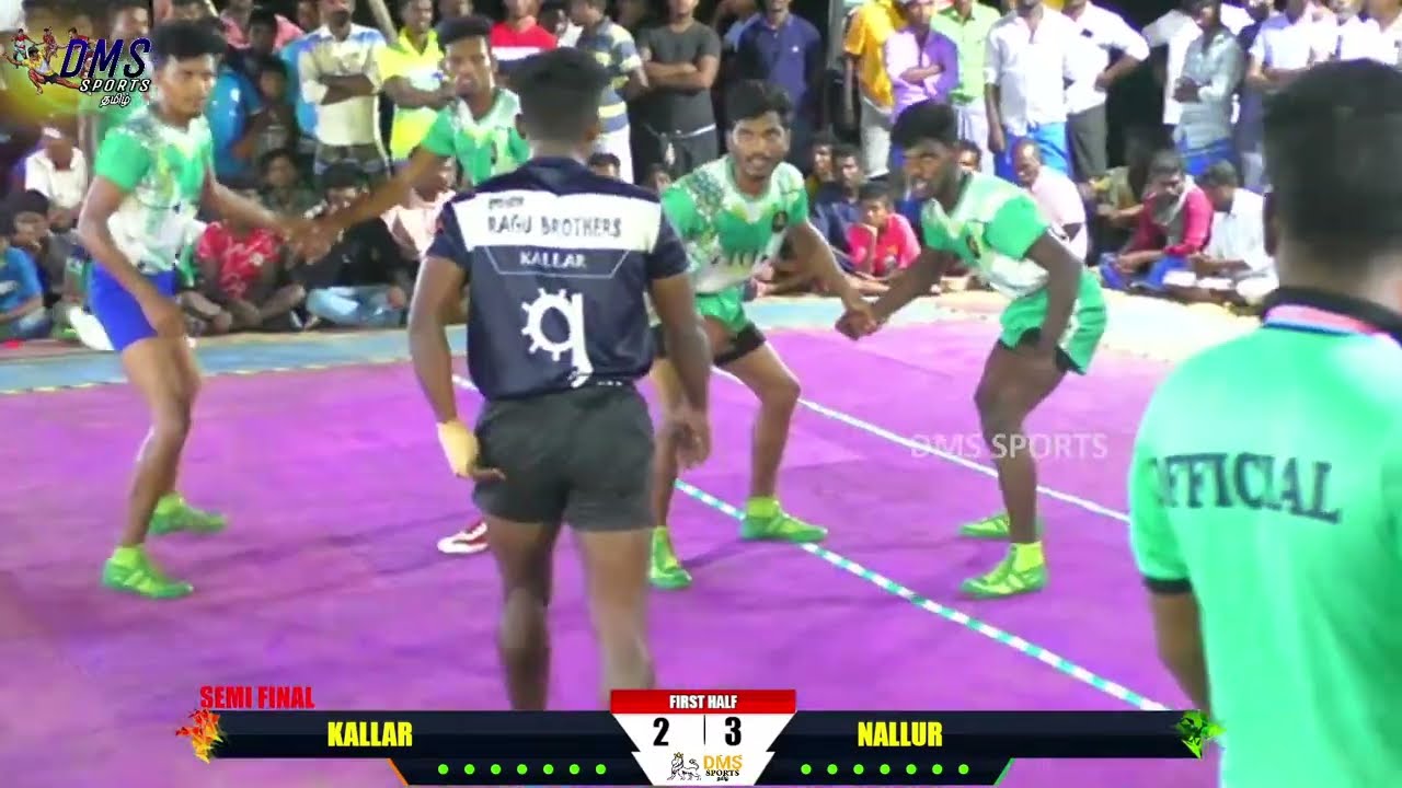 SEMI FINAL| KALLAR vs NALLUR|MAYILADUTHURAI -THARKAS\STATE LEVEL MEN'S KABADDI-2023