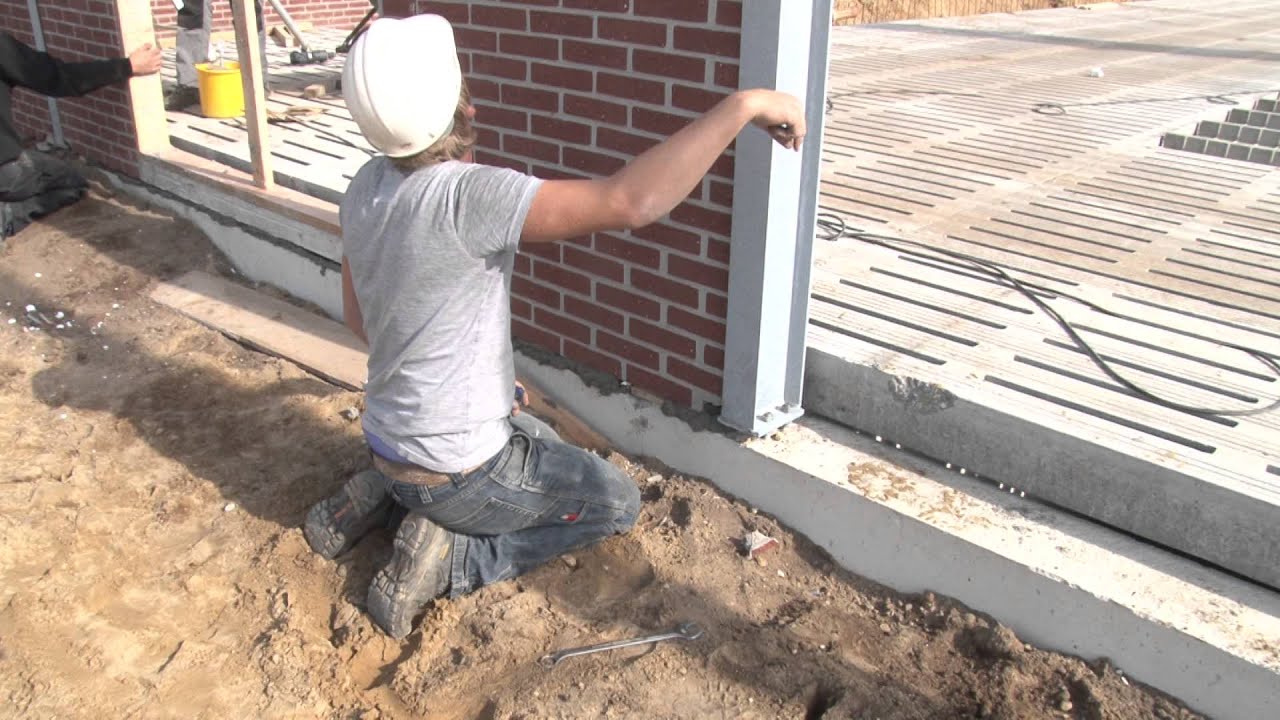 Montage betonwanden Van den Brink Montage B V