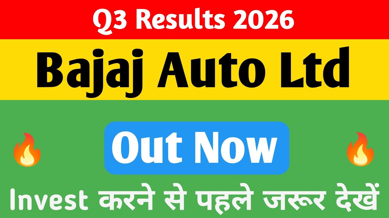 Bajaj Auto Ltd 🔥 Q3 Results 2026 | bajaj auto share latest news | bajaj auto share news today