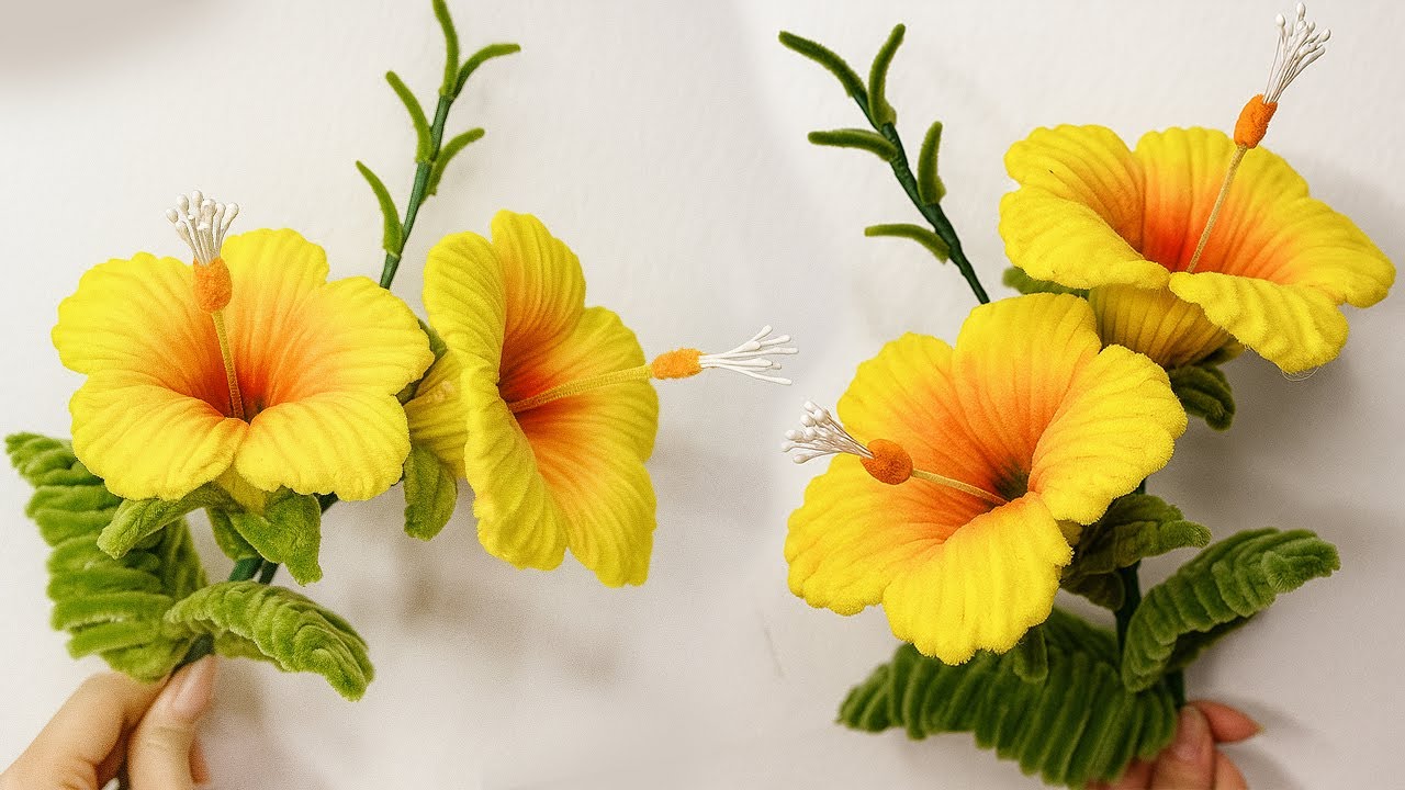 🌸 You’ve NEVER Seen Pipe Cleaner Flowers Like THIS 🌸 Easy DIY Flower  Idea  DIY Pipe Cleaner Flowers