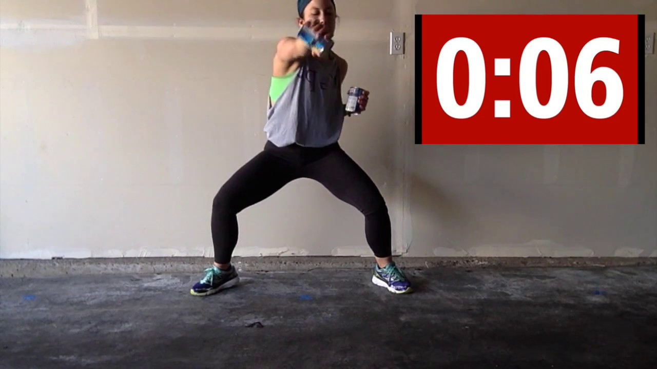 15 minute workout with cans