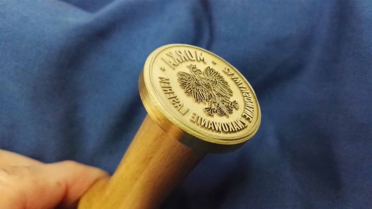 Stempel do laku - grawerowanie.