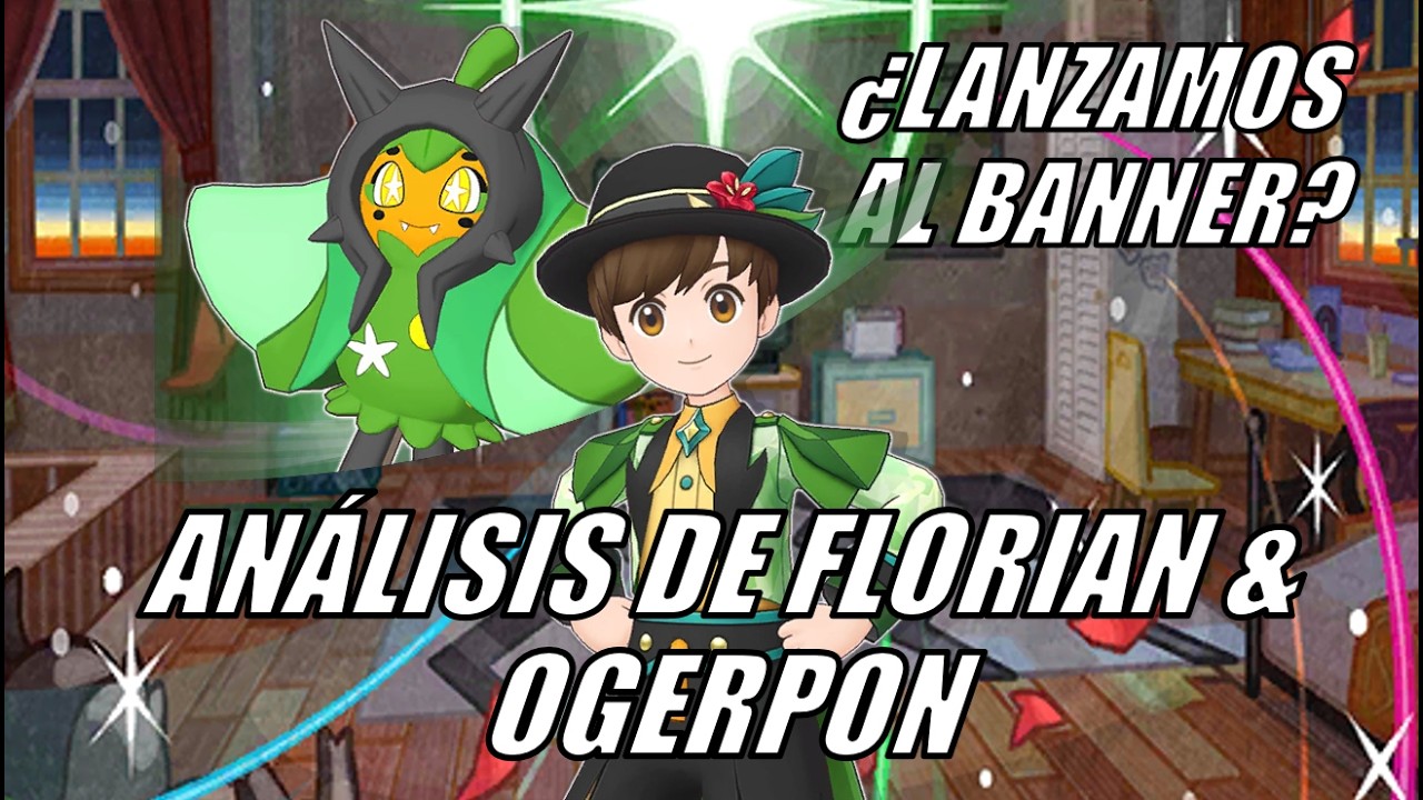 MAESTRO EX PLANTA FÍSICO ☘️: ANÁLISIS DE FLORIAN & OGERPON - POKEMON MASTERS EX