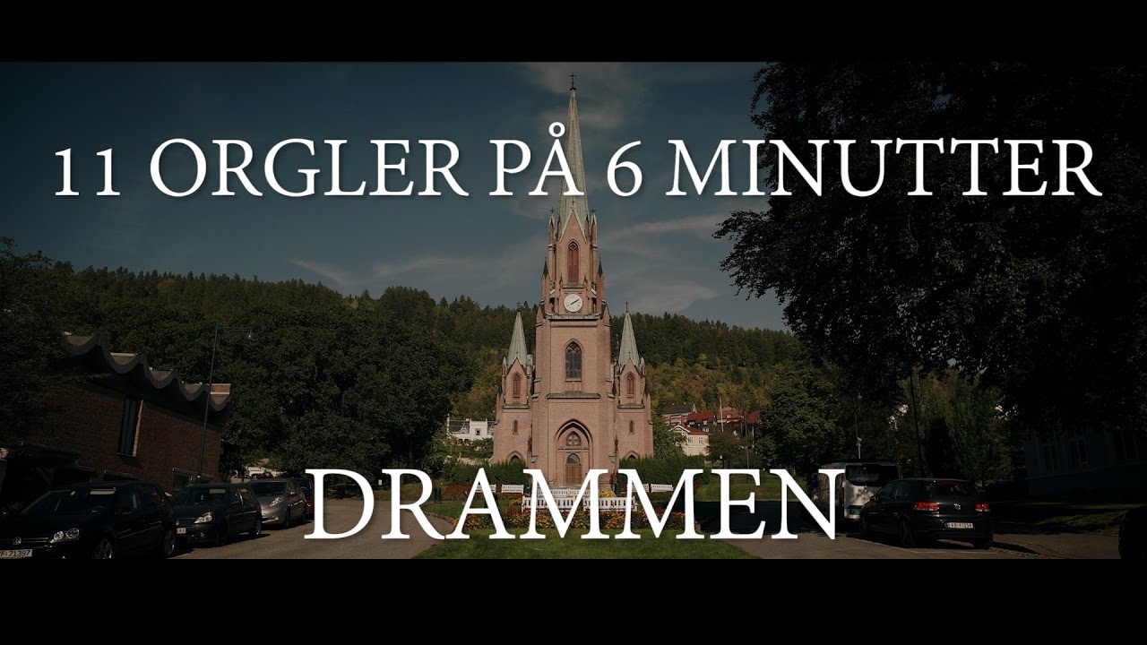 11 orgler p&aring; 6 minutter, orgler i Drammen